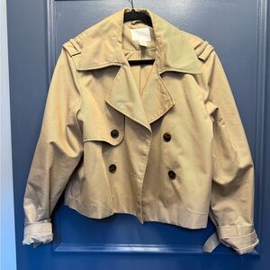 H&M Cropped Trench Coat
